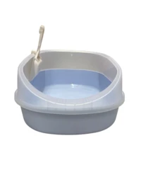 ארגז שירותים שקוף – תכלת