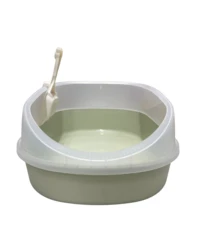 ארגז שירותים שקוף – ירוק