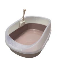 ארגז שירותים שקוף – חום