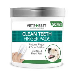 Vet's Best – פדים לניקוי שיניים, 50 יחידות