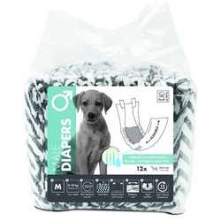 חיתולים לזכרים 12 יח - M