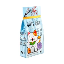 CuteCat - חול מתגבש 10ל׳ בניחוח לוונדר