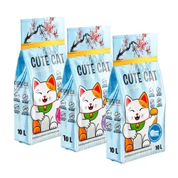 3 * CuteCat - חול מתגבש 10ל׳ מיקס ריחות (30ל׳)
