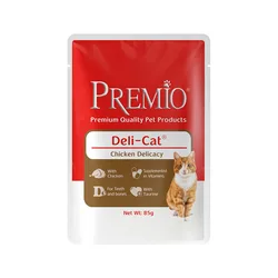 Premio - פאוץ׳ לחתול בוגר בטעם עוף 85 גרם