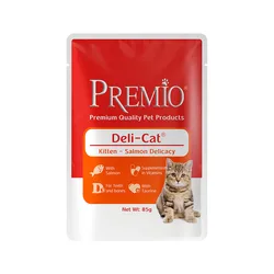 Premio - פאוץ׳ לחתלתולים בטעם סלמון 85 גרם