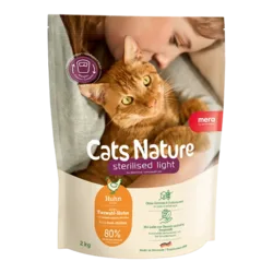 Cats Nature - חתול מסורס בטעם עוף 2 ק״ג.