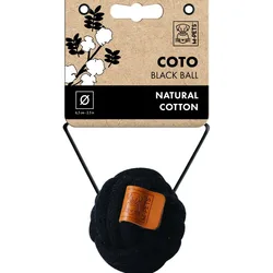 צעצוע לכלב קוטו כדור שחור 6.5 ס״מ