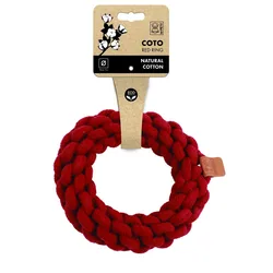 צעצוע לכלב קוטו טבעת אדומה 18 ס״מ