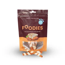 FOODIES - מקלות מגולגלים דגים ועוף 100 גרם