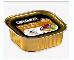 Urban Choice - מעדן לכלב בטעם בקר 100 גרם פטה.