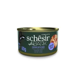 Schesir - מעדן לחתול בוגר בטעם עוף וברווז 80 גרם פטה